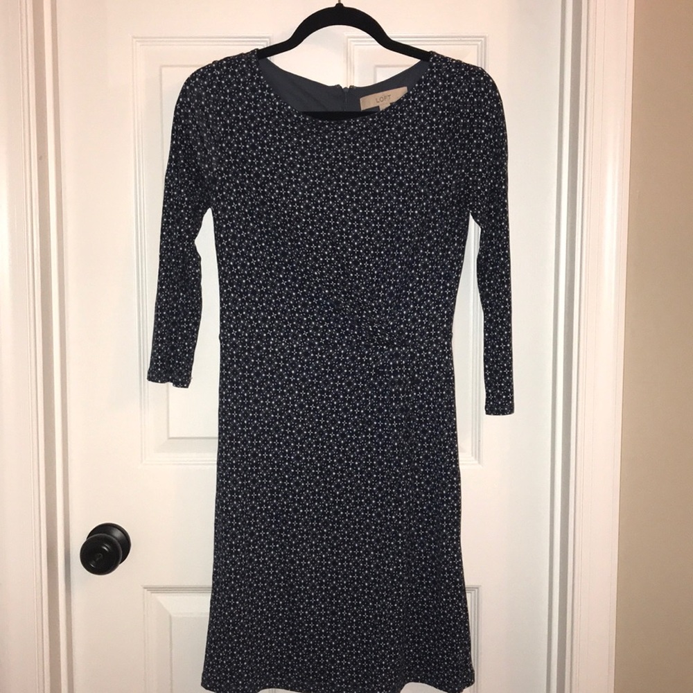 Faux wrap dress
